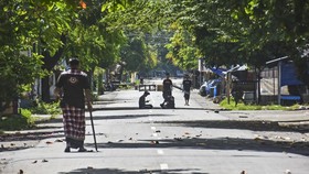 Pulau Bali Sepi di Hari Raya Nyepi, Hanya Pecalang Patroli di Jalanan