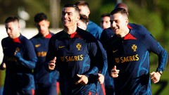 FOTO: Ronaldo Semringah Menyambut Rekor Baru Bersama Portugal