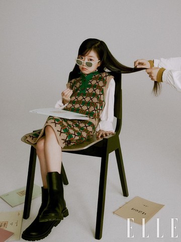 Fashionista Cilik! Simak Potret Menggemaskan dan Elegan Aktris Belia Oh Ji Yul untuk ELLE Korea