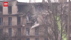VIDEO: Serangan Drone Rusia, 4 Orang Tewas di Kota Kyiv