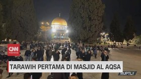 VIDEO: Tarawih Pertama di Masjid Al-Aqsa