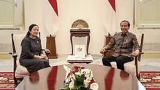Jokowi hingga Puan Ikut Nyanyi Lagu 'Sayang' di WWF