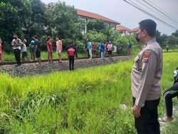 Pemuda di Sidoarjo Tewas Setelah Tabrakan Diri ke KA Komuter