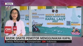 VIDEO: Mudik Gratis Pemotor Menggunakan Kapal