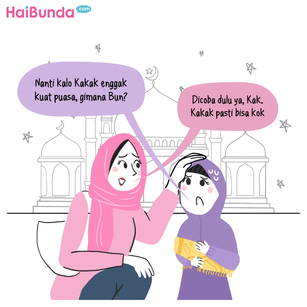 Puasa Tetap Masuk Sekolah, Bun?