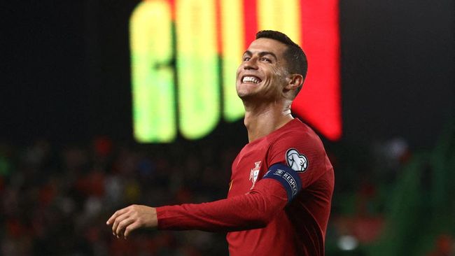 3 Rekor Ronaldo Usai Cetak 2 Gol di Portugal vs Leichtenstein