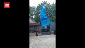 VIDEO: Klarifikasi Polisi Soal Video Viral Patung Maria Ditutup Terpal