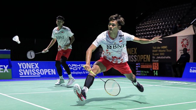 Ganda putra Bagas Maulana/Muhammad Shohibul Fikri jadi satu-satunya wakil Indonesia yang lolos ke partai final Thailand Open 2023.