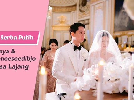 Dekorasi Serba Putih, Kevin Sanjaya & Valencia Tanoesoedibjo Lepas Masa Lajang di Paris
