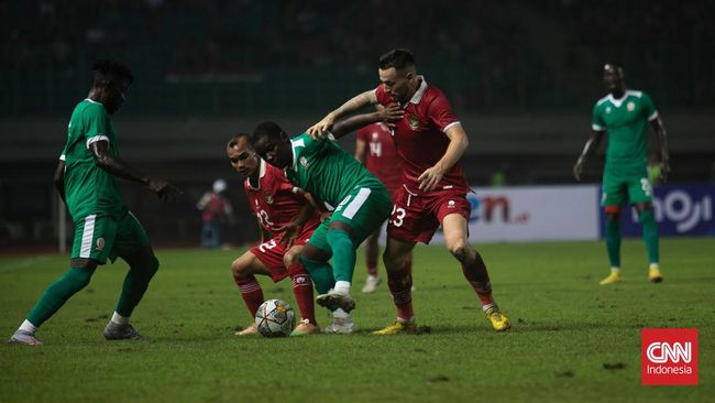 Dapat Perlawanan Sengit, Indonesia vs Burundi Tanpa Gol di Babak I