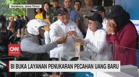 VIDEO: BI Buka Layanan Penukaran Uang Baru