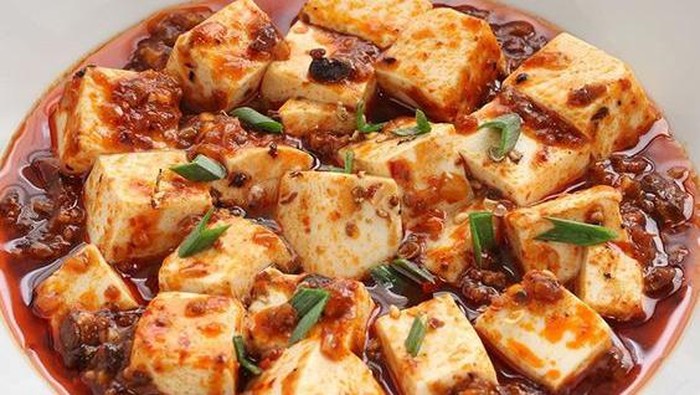 Ilustrasi tahu saus tiram.