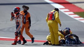 Marquez di MotoGP Portugal: Terlalu Agresif Lalu Tabrak Oliveira