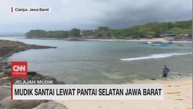 VIDEO: Mudik Santai Lewat Pantai Selatan Jawa Barat