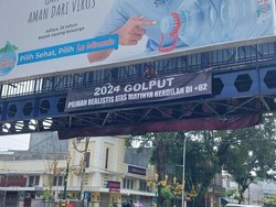 Kata Aremania Soal Spanduk Ancaman Golput 2024: Pilihan Paling Realistis!