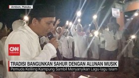 VIDEO: Tradisi Bangunkan Sahur Dengan Alunan Musik