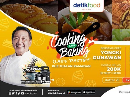 Cooking & Baking Class Bersama Chef Yongki Gunawan, Ini Cara Daftarnya Bun