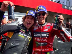 2 Anak Didik Rossi Girang Bisa Berdiri Bareng di Podium MotoGP Portugal