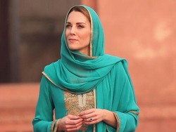 7 Potret Kate Middleton Pakai Kerudung Saat Jalankan Tugas Kerajaan