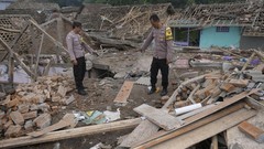 FOTO: Satu Tewas Akibat Ledakan Bahan Petasan di Magelang