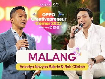 OPPO Creativepreneur Corner 2023 Powered by BNI - Anindya Novyan Bakrie & Rob Clinton