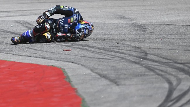 Miguel Oliveira dipastikan absen dari MotoGP Argentina 2023 menyusul cedera akibat ditabrak Marc Marquez di GP Portugal, akhir pekan lalu.