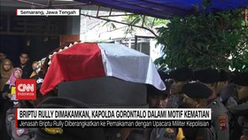 VIDEO:Briptu Rully Dimakamkan, Kapolda Gorontalo Dalami Motif Kematian