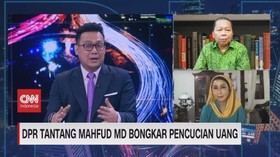 VIDEO: DPR Tantang Mahfud MD Bongkar Pencucian Uang