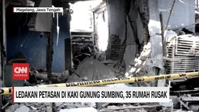 VIDEO: Ledakan Petasan di Kaki Gunung Sumbing, 35 Rumah Rusak