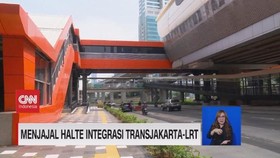 VIDEO: Menjajal Halte Integrasi Transjakarta-LRT