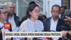 VIDEO: Menkeu: Mobil Masuk Apron Bandara Sesuai Protokol