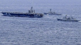 AS, Korsel, dan Jepang Latihan Militer Lawan Teror Rudal Korut