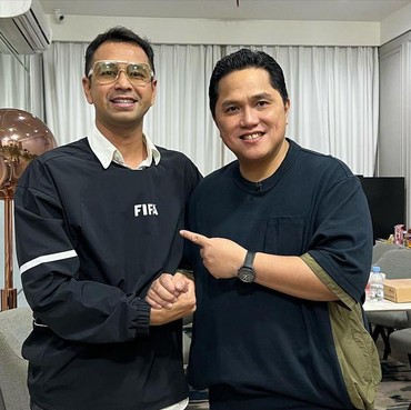 Erick Thohir Bahas Isu Money Laundry Raffi Ahmad, Akui Ada yang Titip Uang