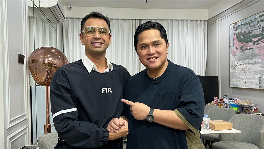 Erick Thohir sahur di rumah Raffi Ahmad