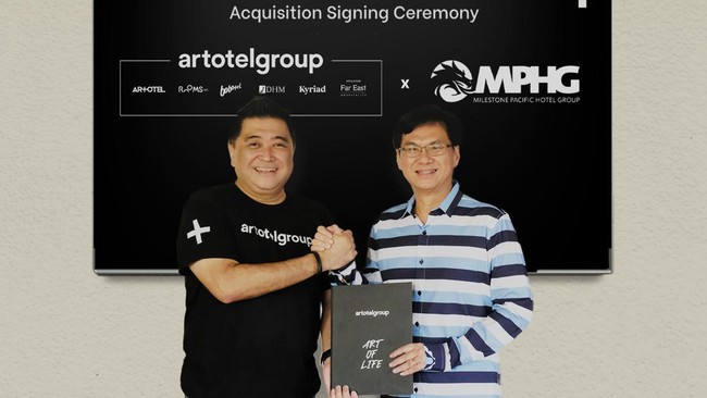 Artotel Group resmi mengakuisisi Milestone Pacific Hotel Group (MPHG) untuk memperkuat posisi sebagai manajemen operator hotel terkemuka di Indonesia.