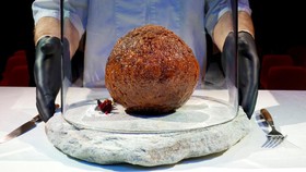 FOTO: Mengintip Bakso Jumbo Australia, Terbuat dari DNA Gajah Purba