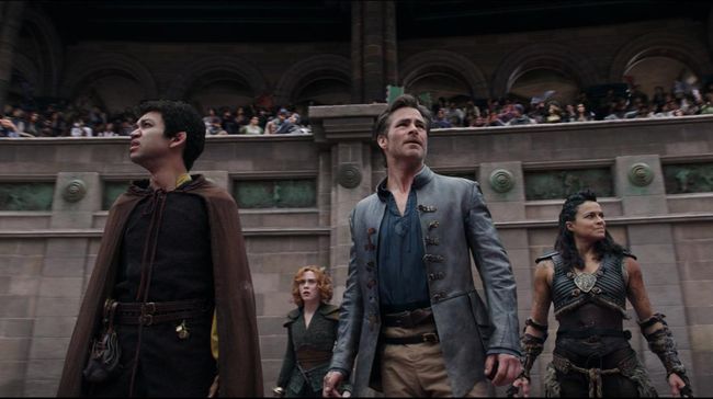 Sinopsis Dungeons & Dragons Honor Among Thieves dibintangi Chris Pine, Regé‑Jean Page hingga Hugh Grant.