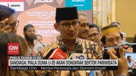 VIDEO: Sandiaga: Piala Dunia U-20 Akan Dongkrak Sektor Pariwisata