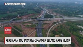 VIDEO: Persiapan Tol Jakarta-Cikampek Jelang Arus Mudik