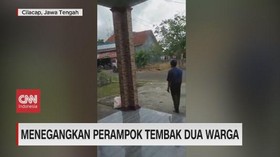 VIDEO: Menegangkan! Perampok Tembak Dua Warga