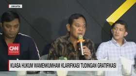 VIDEO: Kuasa Hukum Wamenkumham Klarifikasi Tundingan Gratifikasi