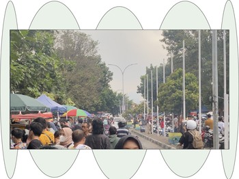 Ngabuburit Sambil Beli Takjil di Pasar Ramadan Pusdai, Bandung