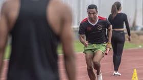 FOTO: Atlet Atletik Mulai 'Panaskan Mesin' Jelang SEA Games 2023