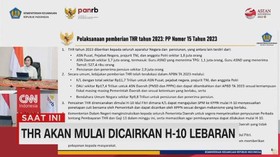 VIDEO: THR Akan Mulai Dicairkan H-10 Lebaran