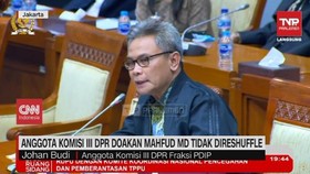 VIDEO: Anggota Komisi III DPR Doakan Mahfud MD Tidak Direshuffle
