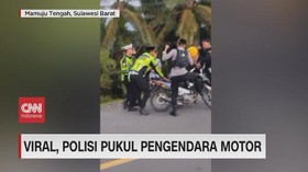 VIDEO: Viral, Polisi Pukul Pengendara Motor