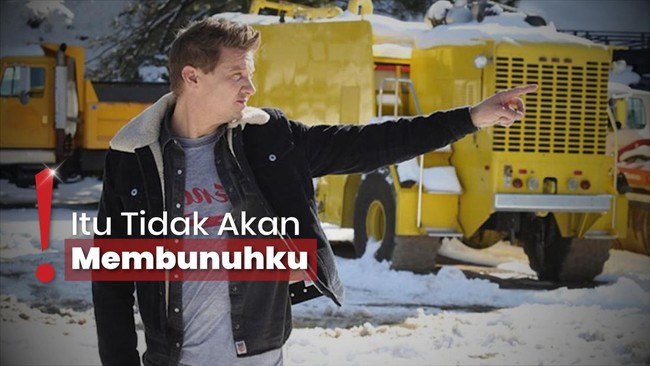 Perdana Bicara soal Kecelakaan Maut, Jeremy Renner: Saya Pilih Bertahan