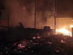 Asrama Ponpes di Mamuju Terbakar Diduga Akibat Korsleting Listrik
