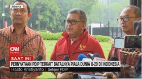VIDEO: Pernyataan PDIP Terkait Batalnya Piala Dunia U-20 di Indonesia