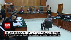 VIDEO: Teddy Minahasa Dituntut Hukuman Mati